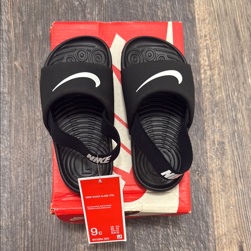 Nike Black Slide Sandals